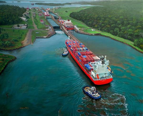 "From Gatun to the World" print