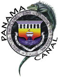 Iguana on Seal Logo